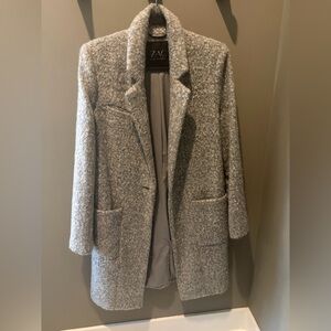 Zac Posen Gray Long Coat